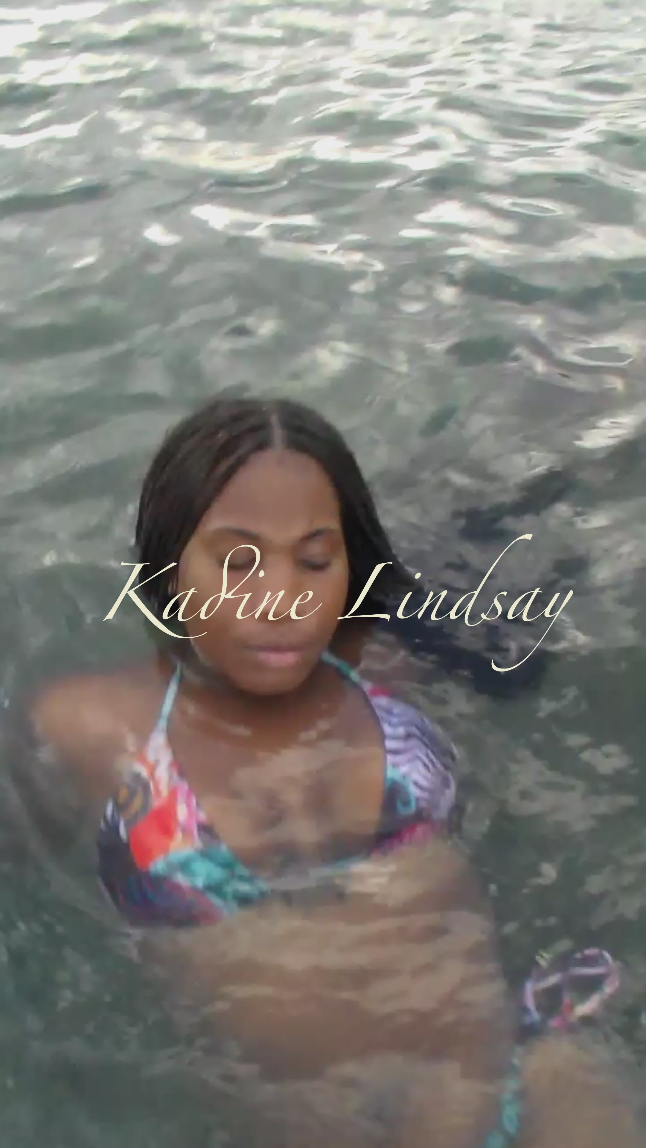 Kadine Lindsay Art bikini top